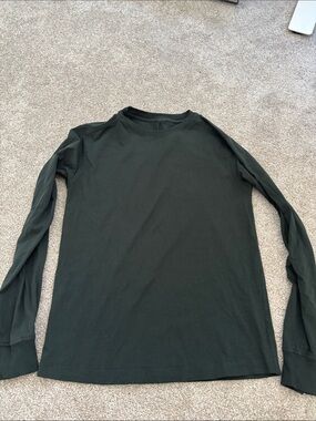 Lululemon All Yours Organic Cotton Rainforest Green Long Sleeve